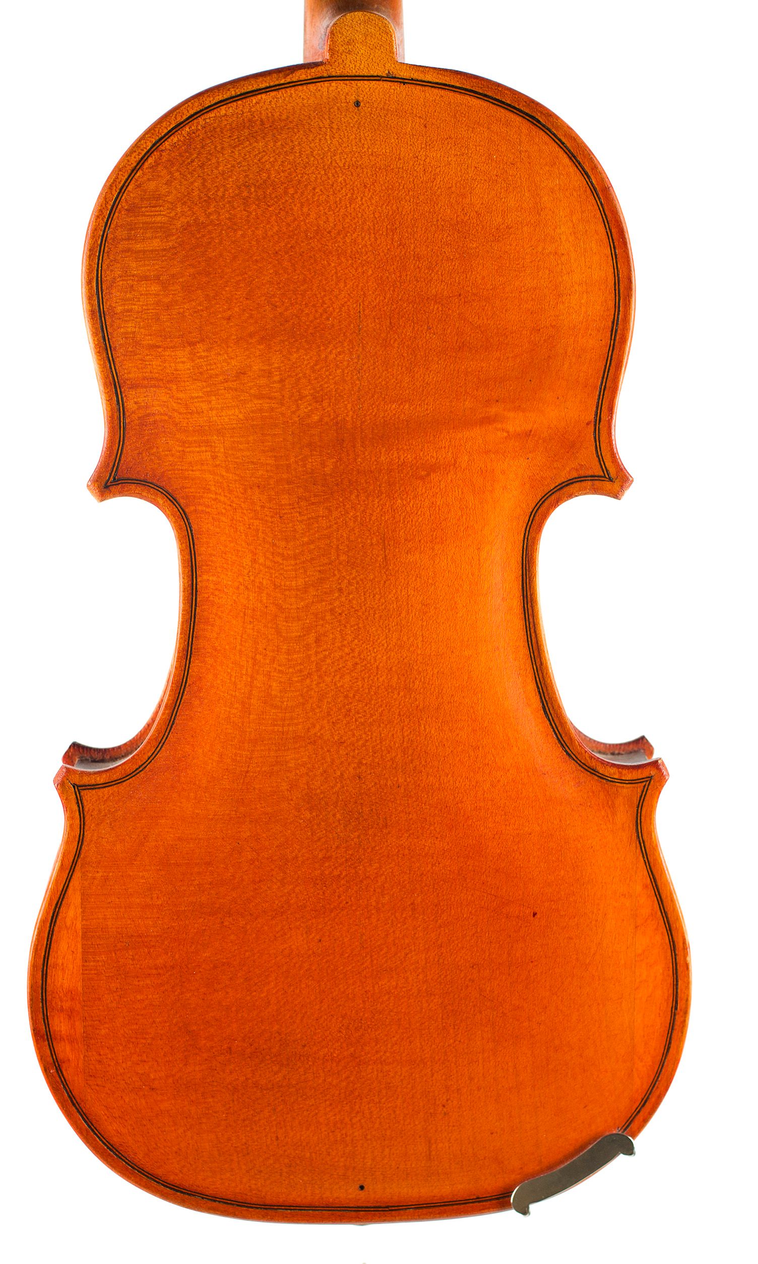 A violin by Mario Salustri, Albano, late 20th Century — back