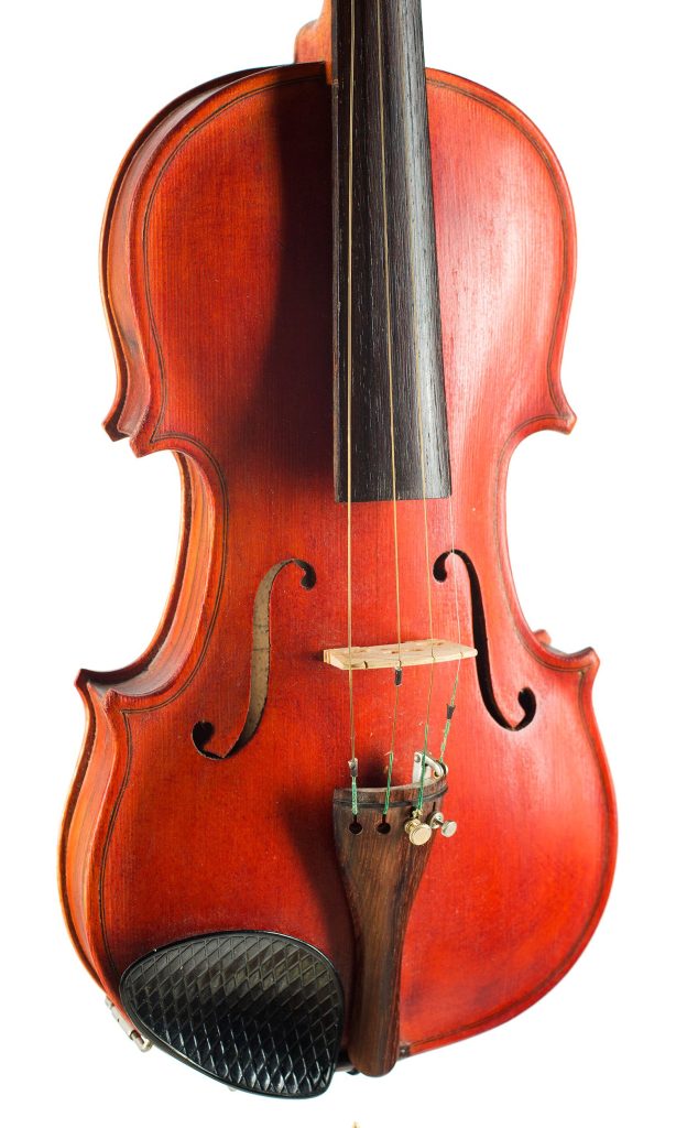 A violin by Mario Salustri, Albano, late 20th Century — angled view, 20°