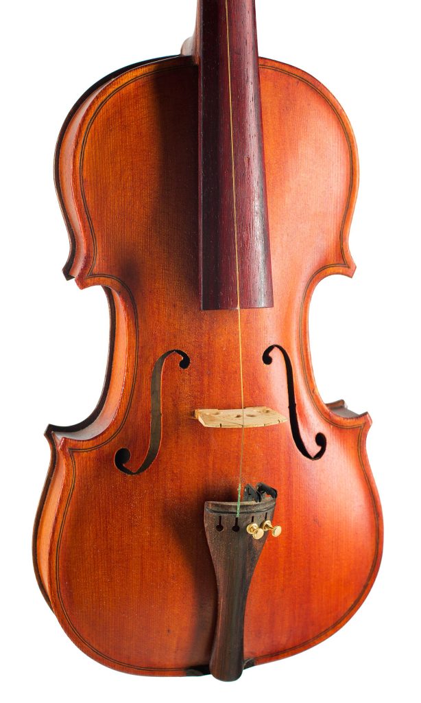 A violin by Mario Salustri, Albano, late 20th Century — angled view, 20°