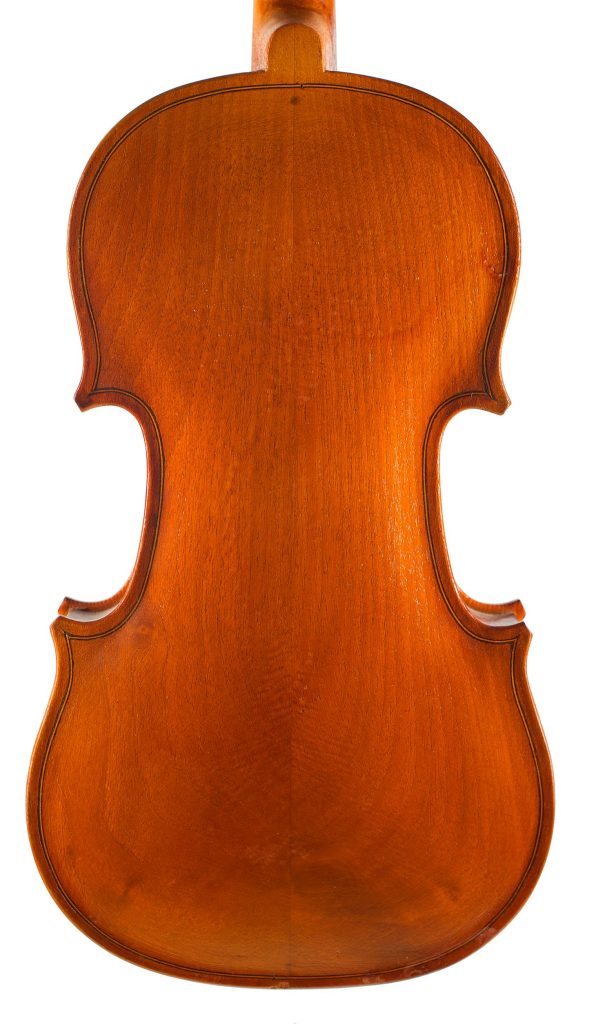 A violin by Mario Salustri, Albano, late 20th Century — back