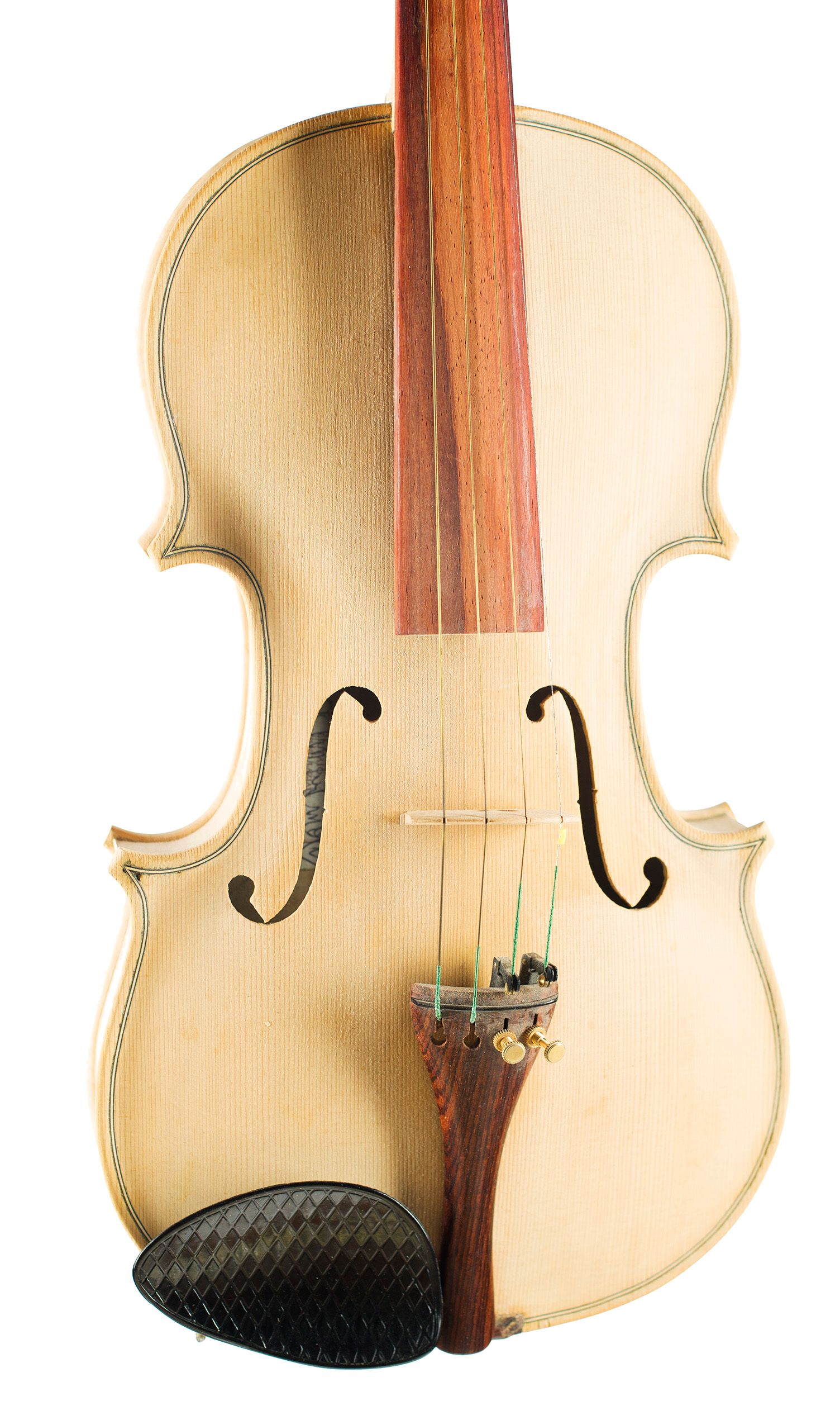 A violin by Mario Salustri, Albano, late 20th Century — angled view, 10°