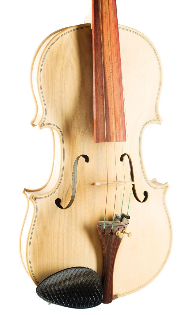 A violin by Mario Salustri, Albano, late 20th Century — angled view, 20°