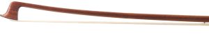A silver-mounted violin bow by Paul Bisch, France — head and frog