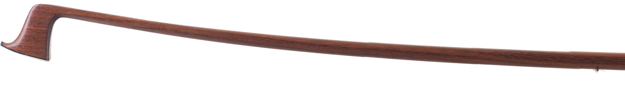 A silver-mounted violin bow by François Nicolas Voirin, France — head