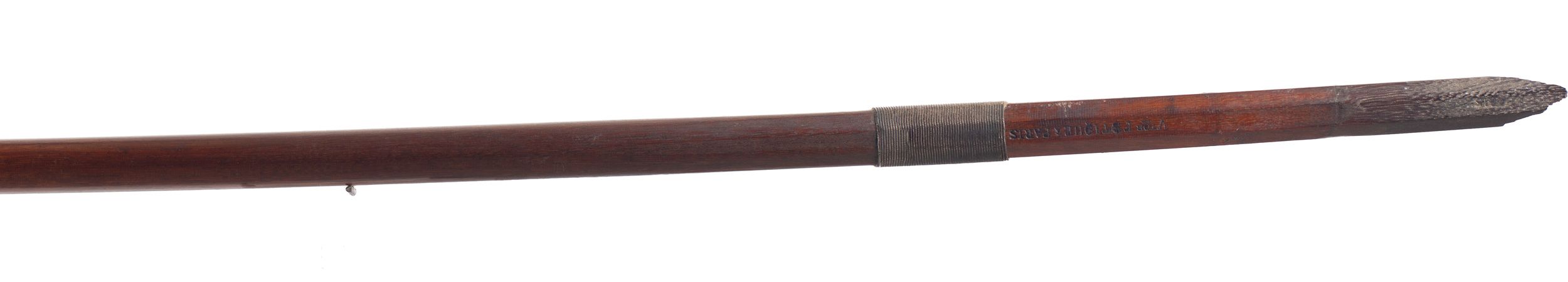 A violin bow stick by Victor Fétique, France — frog