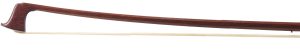 A silver-mounted violin bow by August Rau, Germany — head and frog