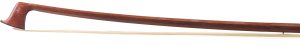 A silver-mounted violin bow by Nicolas Delaune, France — head and frog