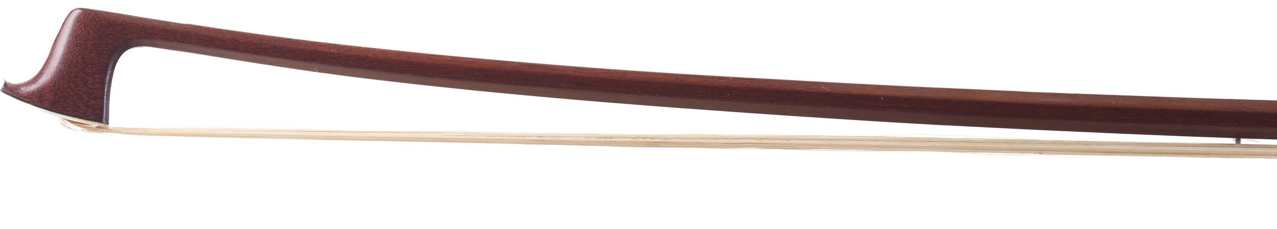A silver-mounted violin bow by H. A. Stöhr, Germany — head
