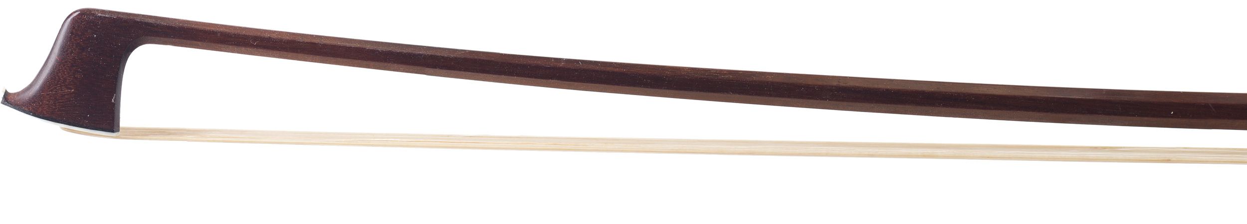 A silver-mounted violin bow by Richard Weichold, Germany — head
