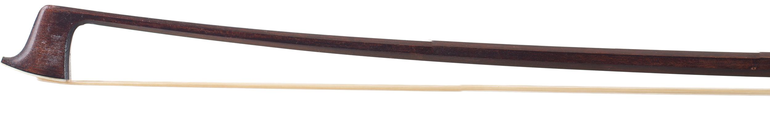 A silver-mounted violin bow by Karel Van der Meer, Amsterdam — head