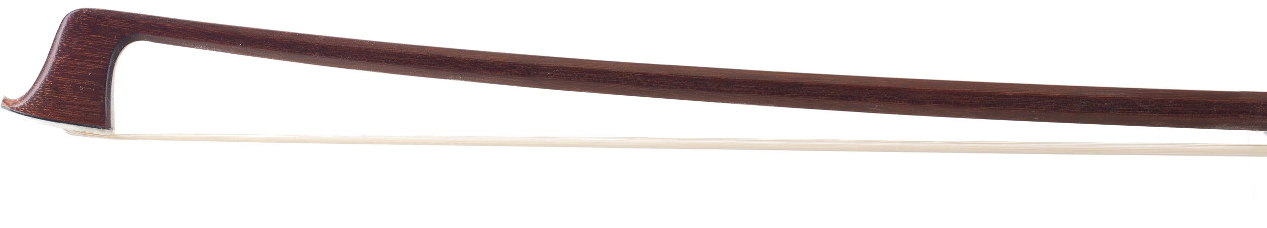 A gold-mounted violin bow by Alphonse Van Hoof, The Netherlands — head