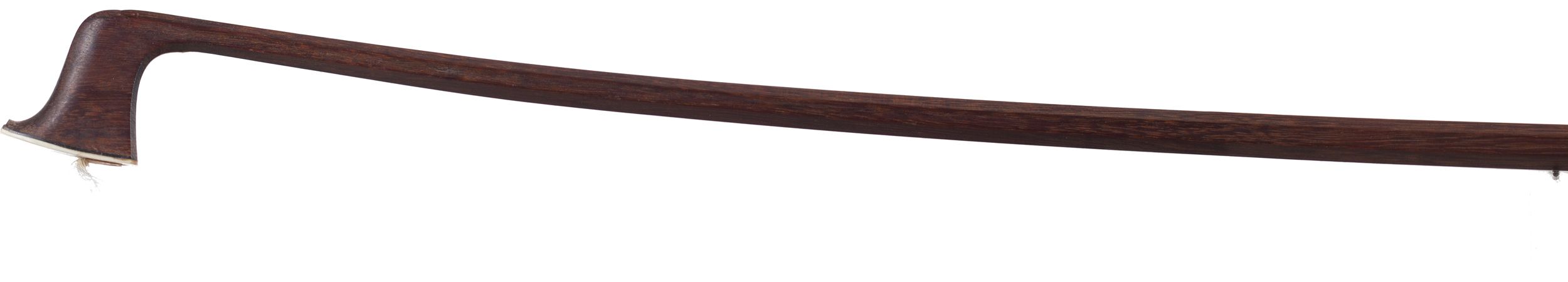 A silver-mounted violin bow by J. Stüber, The Hague — head