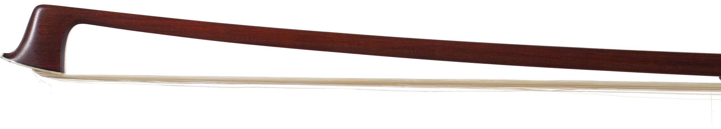 A nickel-mounted violin bow by John Dodd, circa 1795 — head