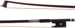 A silver-mounted violin bow by Günter A. Paulus, Germany — head and frog