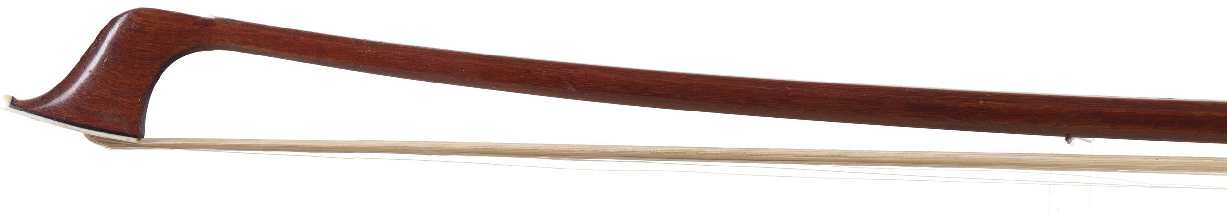 A silver-mounted cello bow by Gerhard Walter Renz, Germany — head