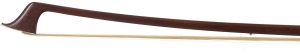 A silver-mounted cello bow by E. W. Zöphel, Germany — head and frog