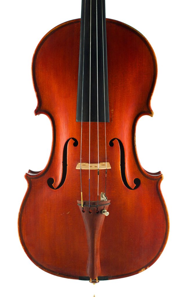 Violin by Piero Parravicini, Milan, 1957 — front