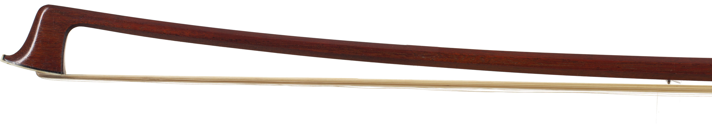 A silver-mounted viola bow by Daniel Moinel, Paris, circa 1920 — head