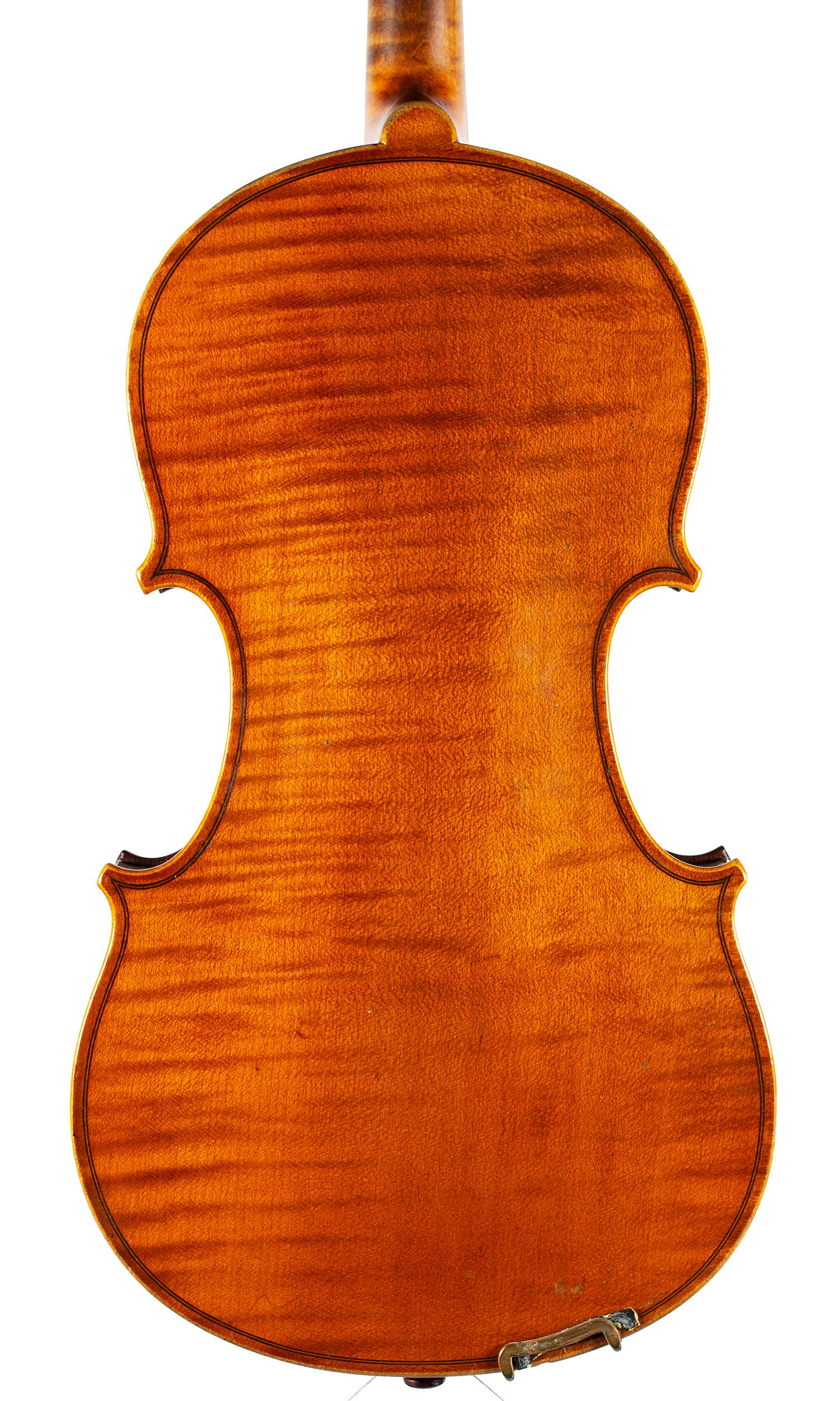 Violin, Workshop of Jerome Thibouville-Lamy, Mirecourt, circa 1910 — back