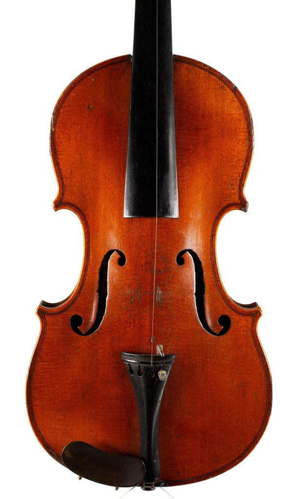 Violin, Workshop of Jerome Thibouville-Lamy, Mirecourt, circa 1910 — front