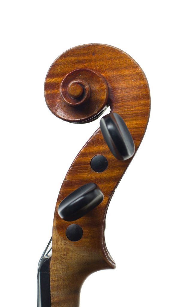 Violin by Jean-Baptiste Colin, Mirecourt, 1894 — scroll