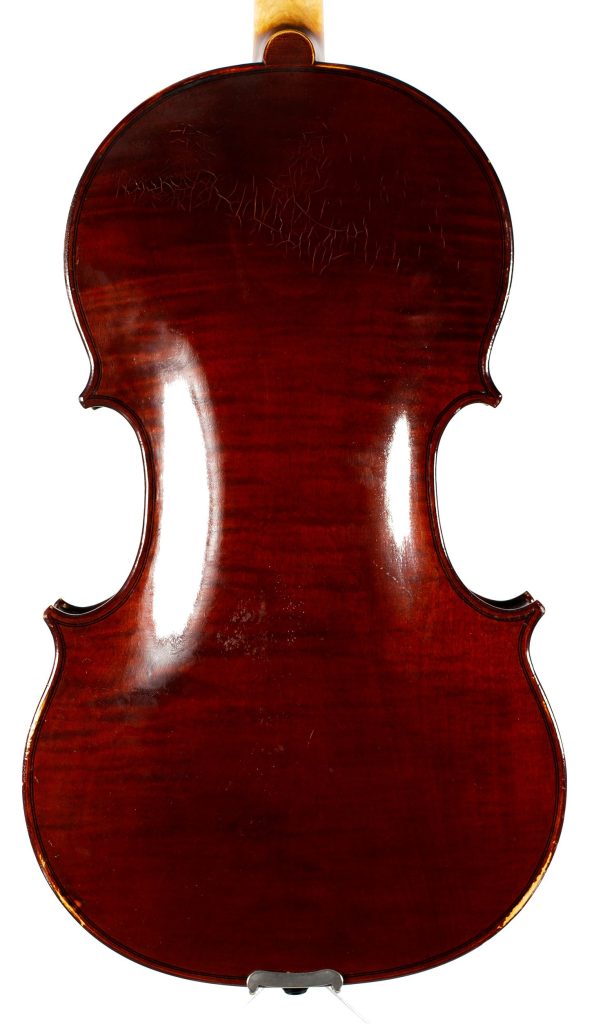 Viola by Paul Harrild, Newark, 1983 — back