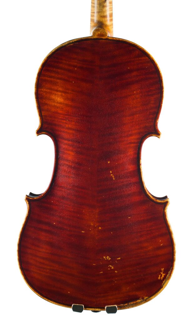Violin by Hugh W. Cooper, Glasgow, 1908 — back
