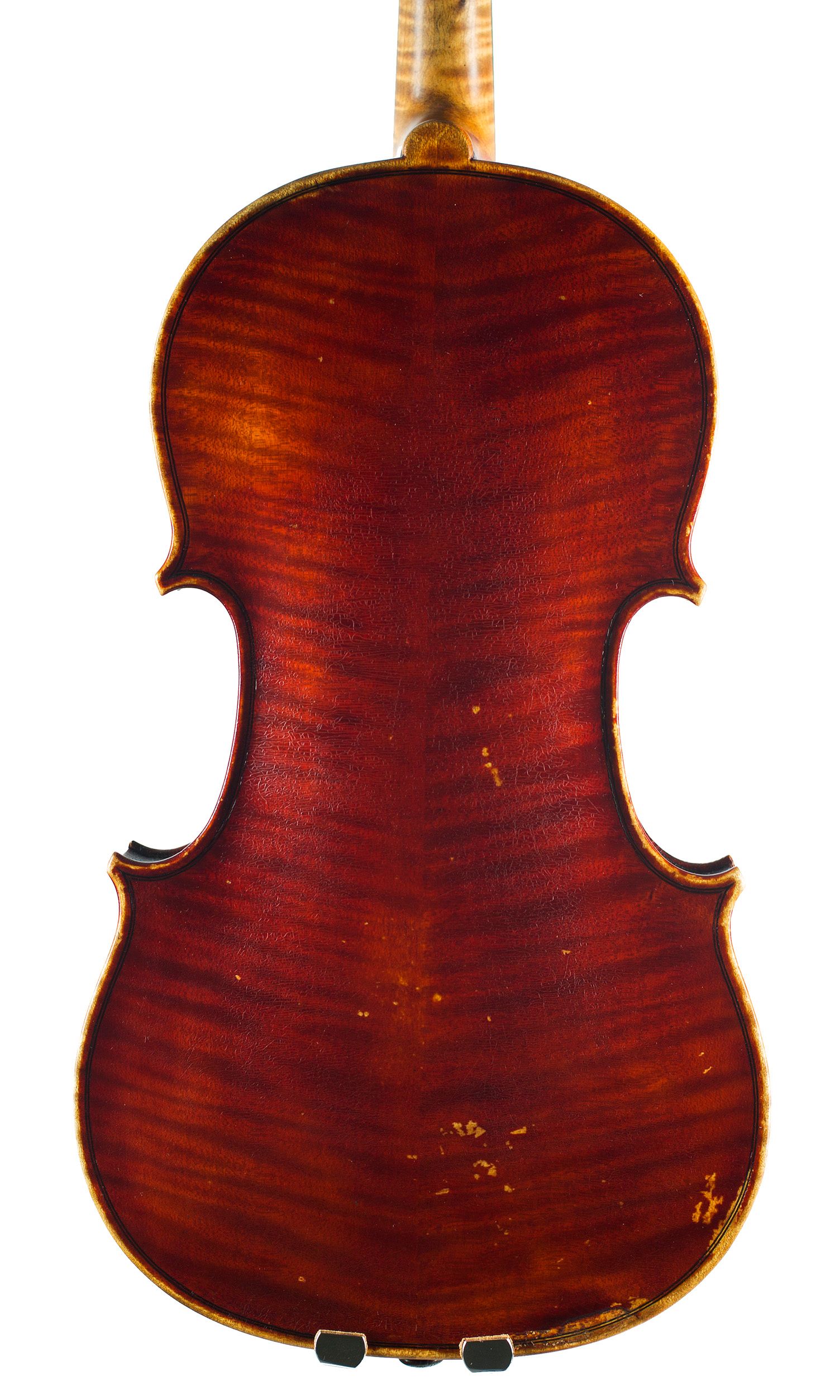 Violin by Hugh W. Cooper, Glasgow, 1908 — back