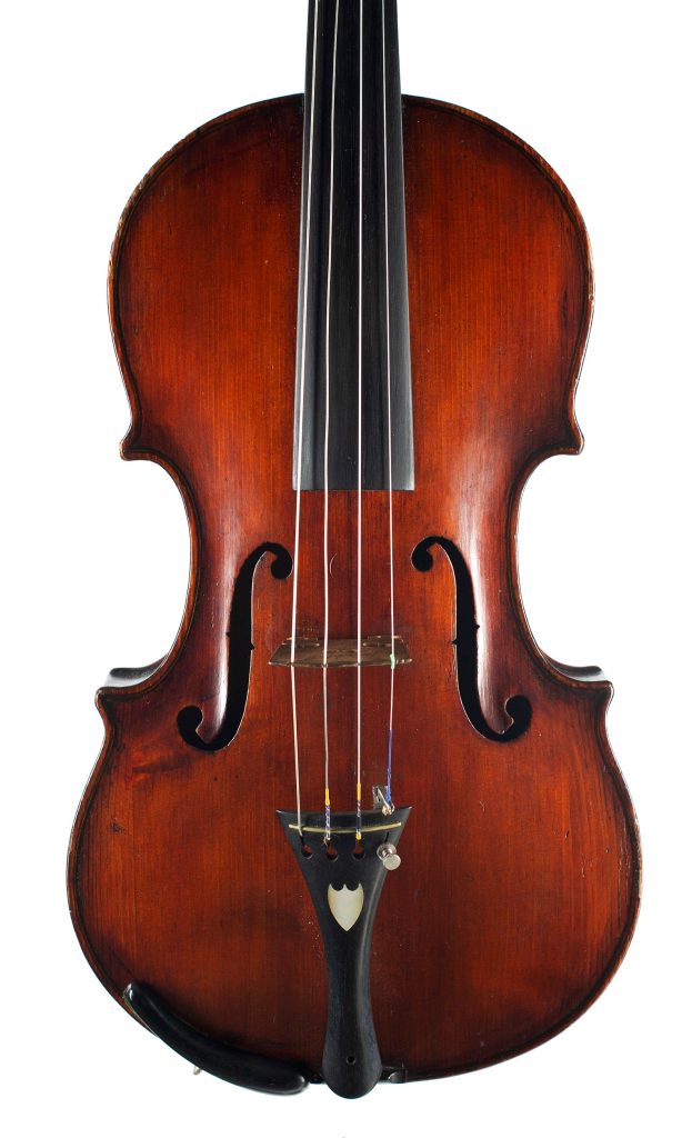 Violin by Edward Brookfield, Southport, 1898 — front
