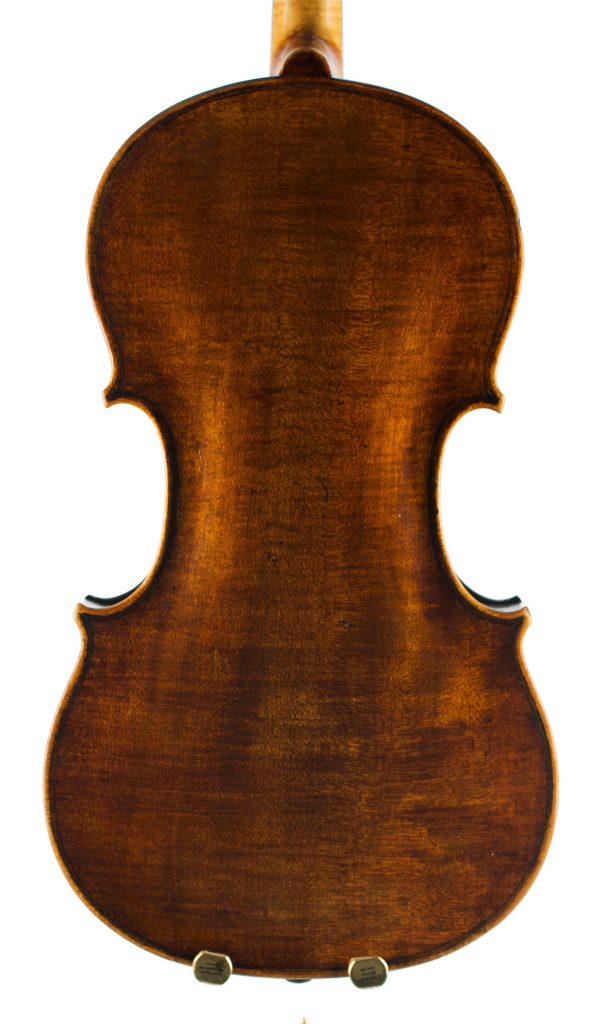 Violin by Johann Gottlob Heberlein, Germany, 1839 — back