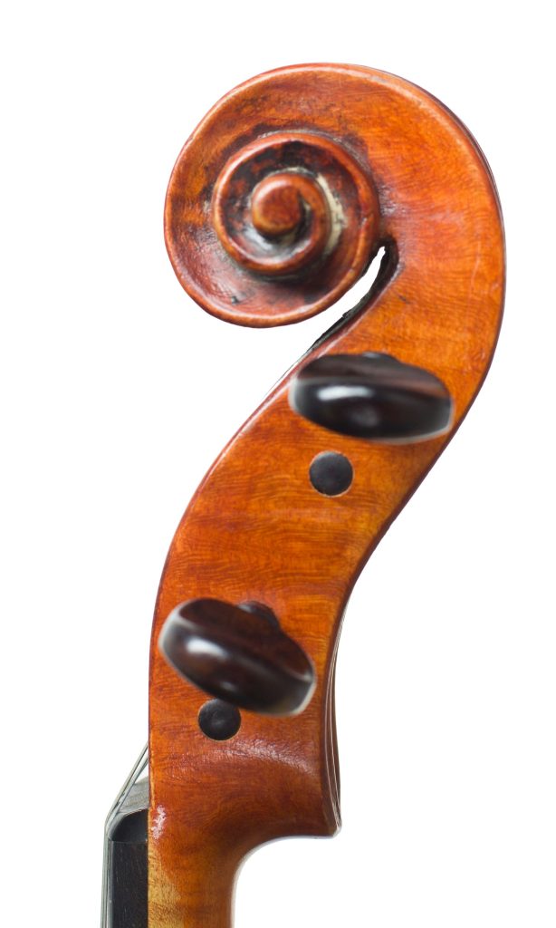 Viola by John Wilkinson, London, circa 1940 — scroll