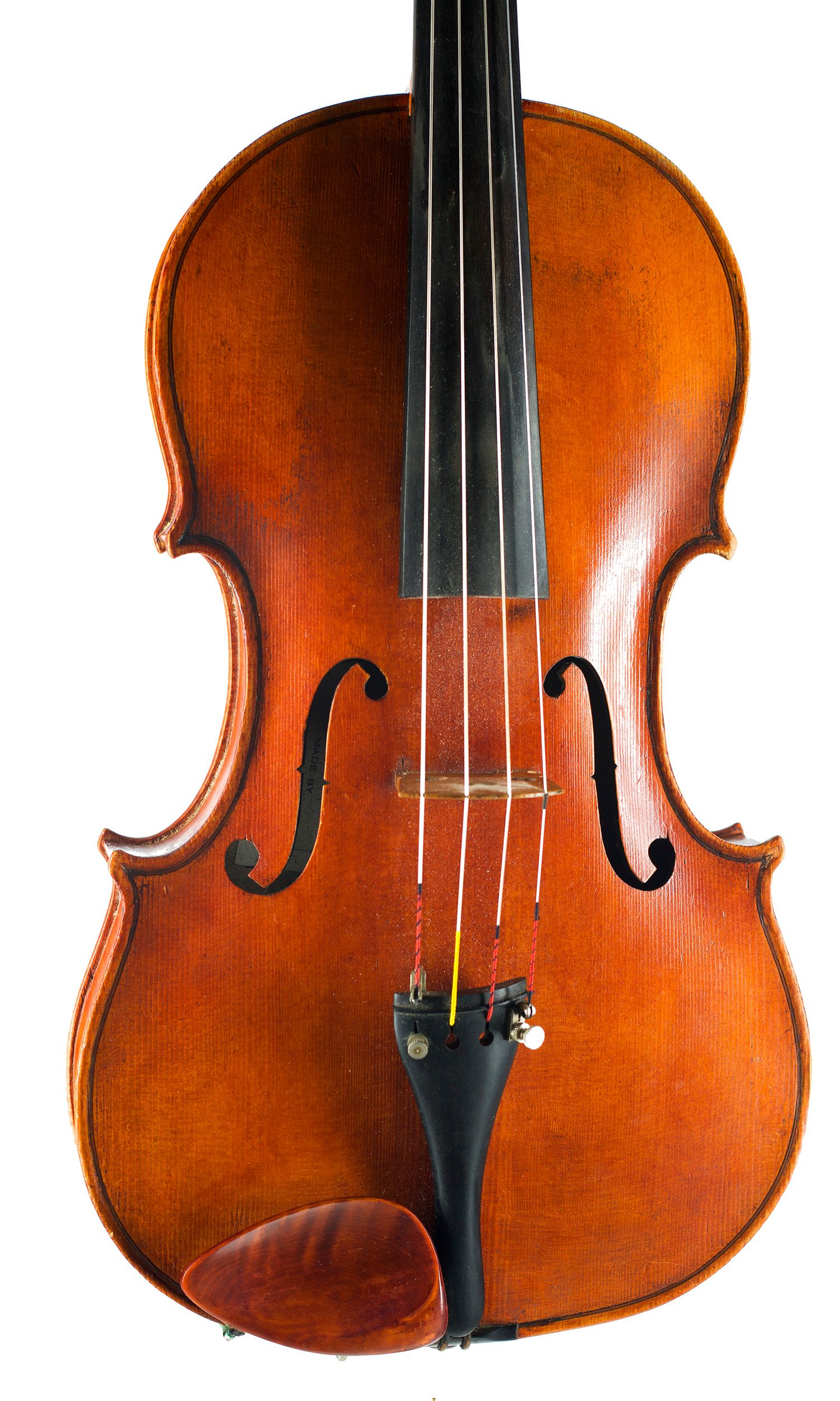 Viola by John Wilkinson, London, circa 1940 — angled view, 10°