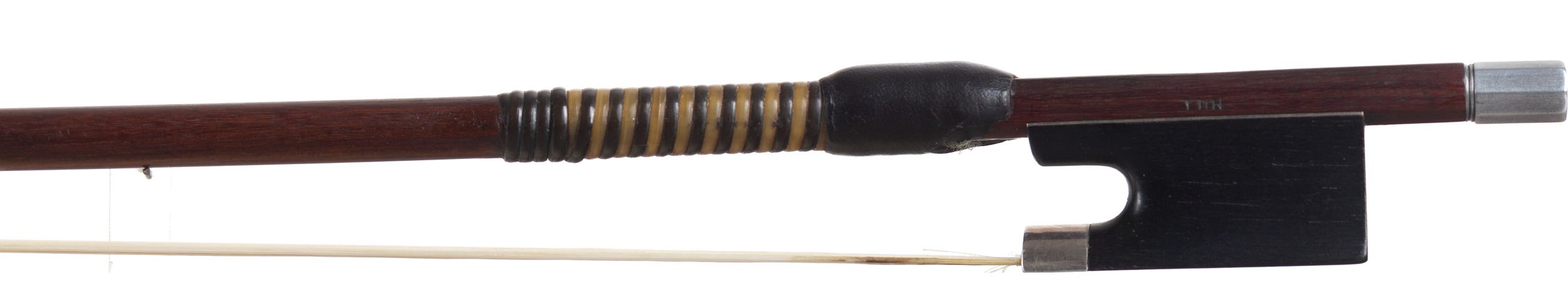 A violin bow by W. E. Hill & Sons, London — frog