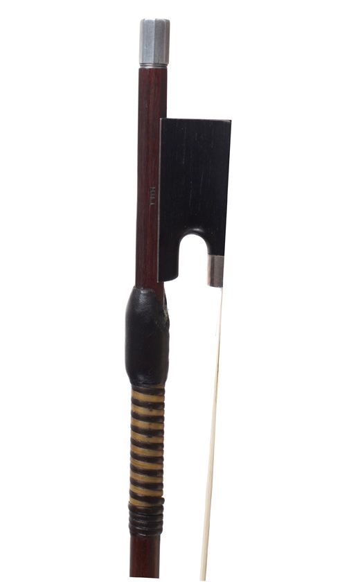 A violin bow by W. E. Hill & Sons, London — frog detail