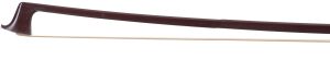 A gold and tortoiseshell-mounted violin bow by A. R. Bultitude, England — head and frog