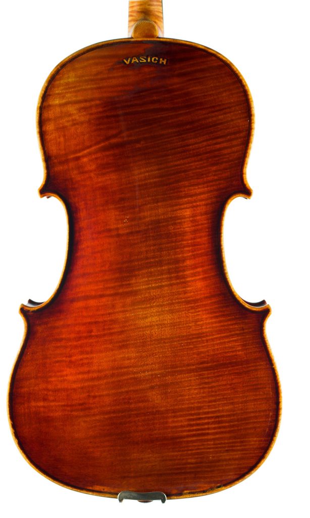 Viola by Nicholas Vasich, Baltimore, 1952 — back