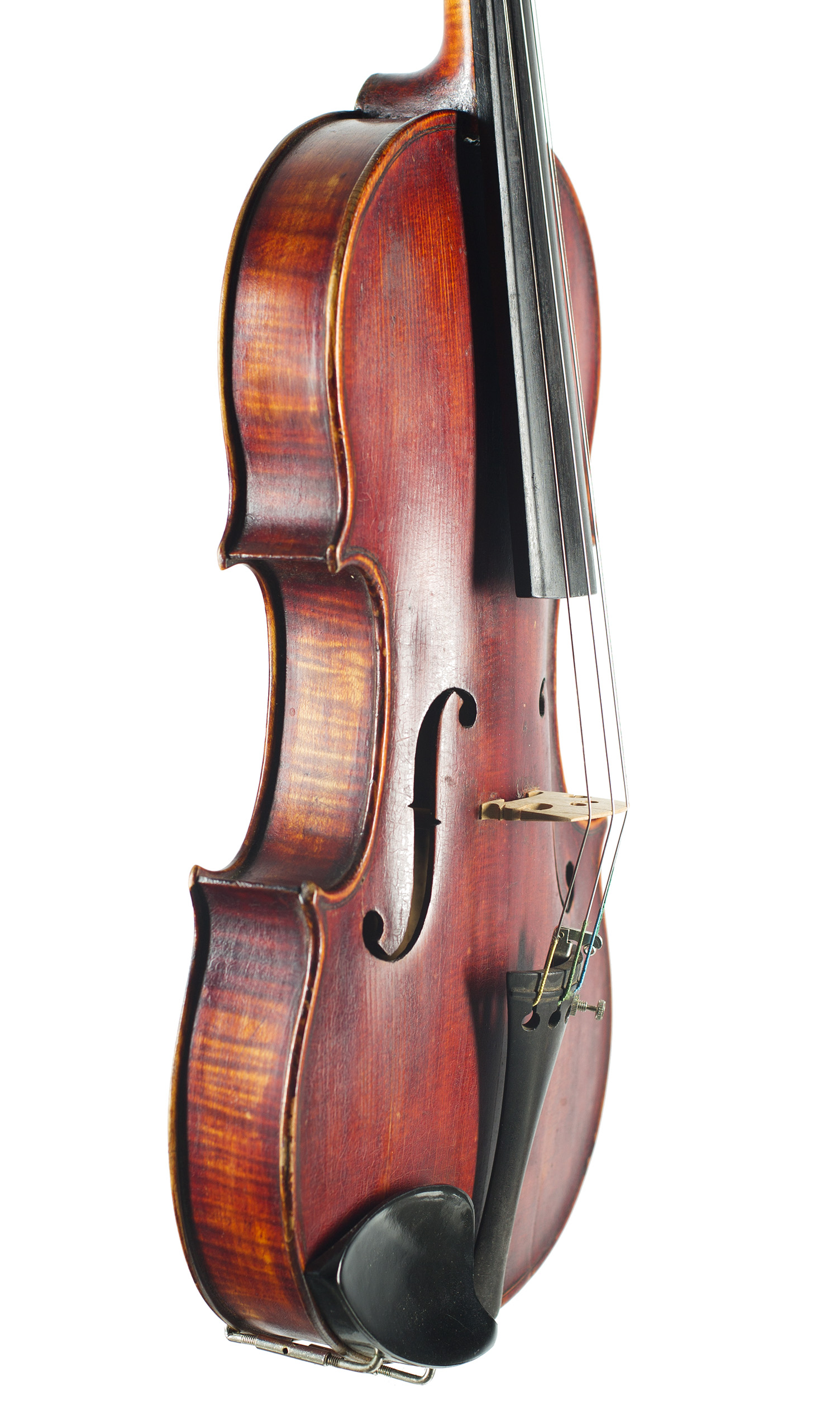 A violin by Frederick G. Vallance, Detroit, circa 1920 — angled view, 60°