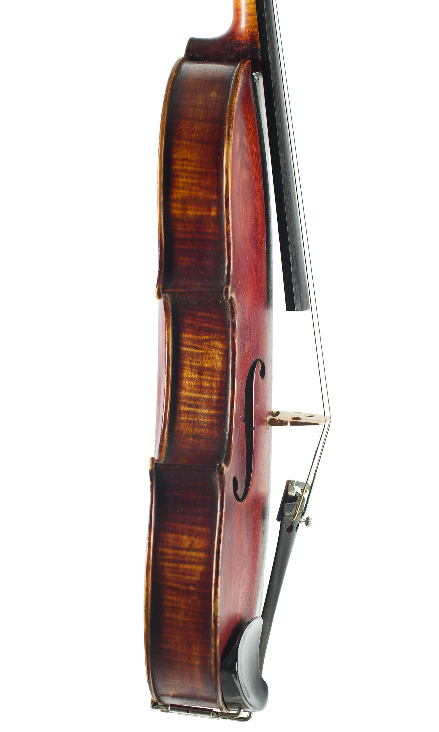 A violin by Frederick G. Vallance, Detroit, circa 1920 — angled view, 80°