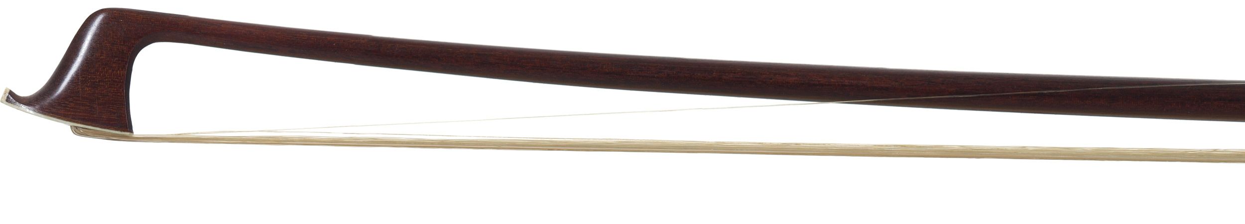 A silver-mounted violin bow by John Dodd, London, circa 1810 — head
