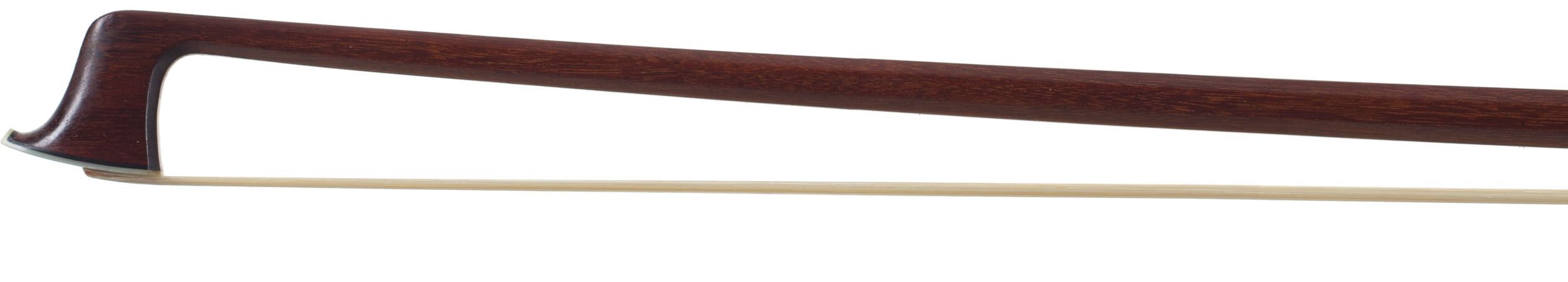 A silver-mounted violin bow by H. R. Pfretzschner, Germany — head