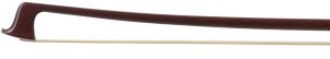 A silver-mounted violin bow by Paul Weidhass — head and frog
