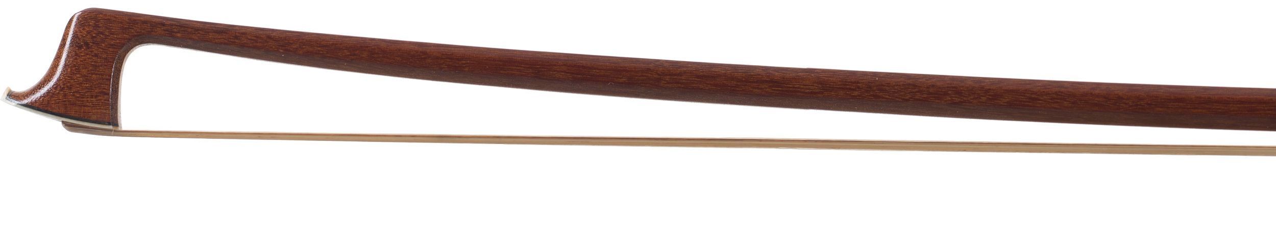 A silver-mounted violin bow by H. R. Pfretzschner, Germany — head