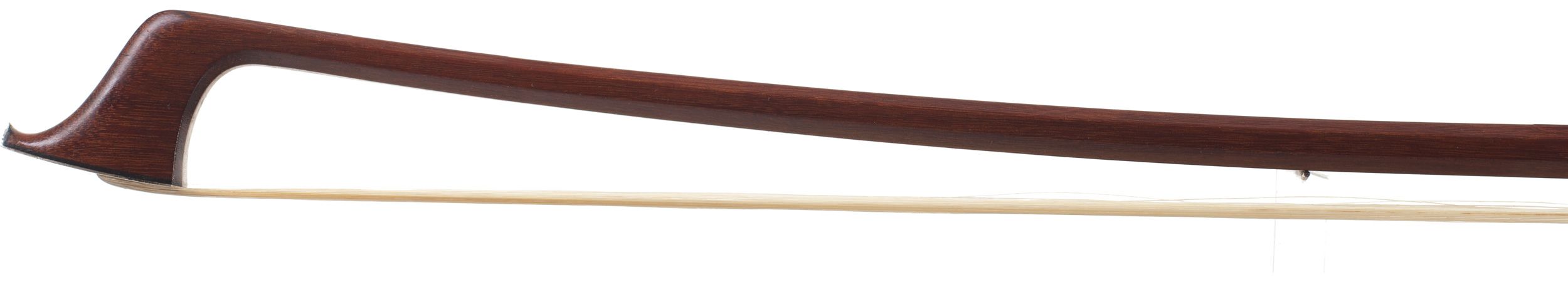 A silver-mounted cello bow by Paul Weidhass, Germany, circa 1940 — head