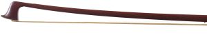 A silver-mounted viola bow by Lothar Herrmann, Germany — head and frog