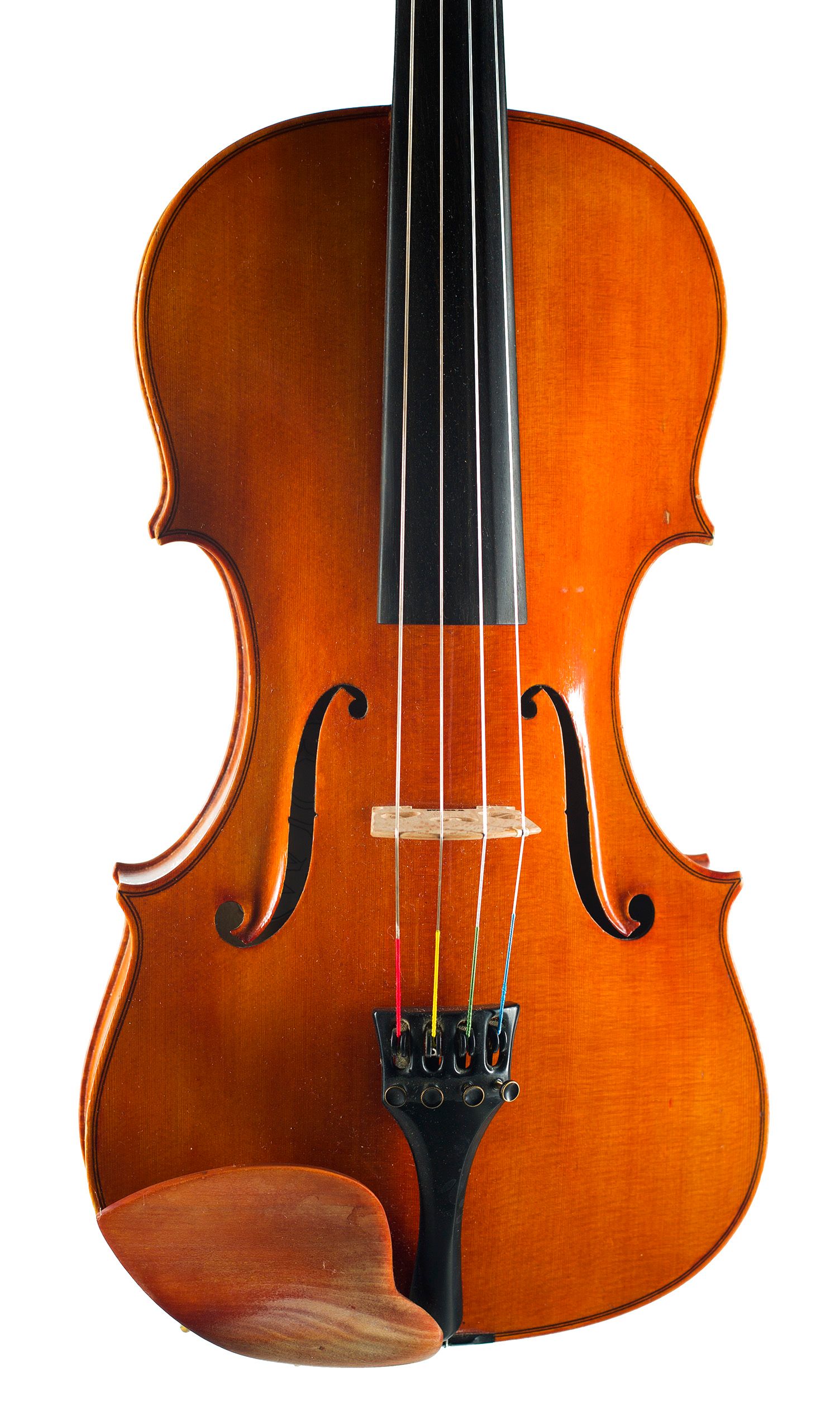 Viola by W. H. van Leeuwen, Scheveningen, 1977 — angled view, 10°