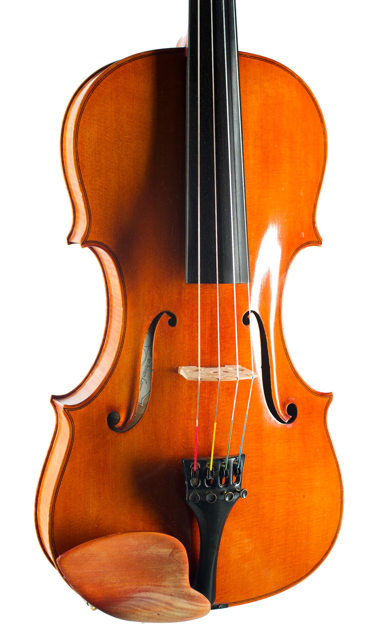 Viola by W. H. van Leeuwen, Scheveningen, 1977 — angled view, 20°