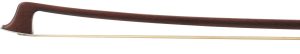 A silver-mounted violin bow by Hermann W. Prell — head and frog