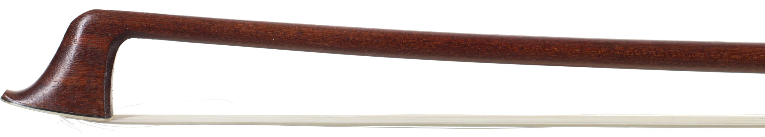 A silver-mounted cello bow by W. A. Pfretzschner, Germany — head