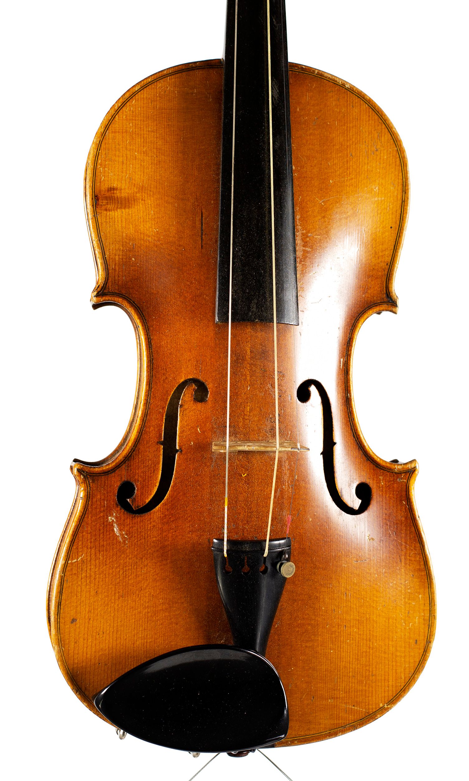Viola by Otto Erdesz, Budapest, 20th Century — angled view, 10°