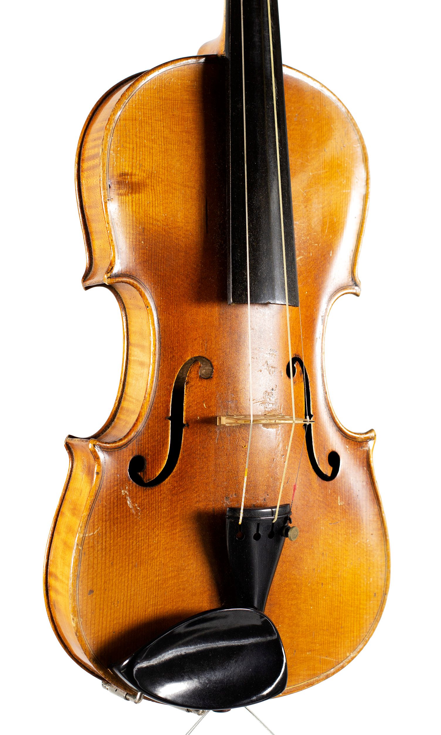 Viola by Otto Erdesz, Budapest, 20th Century — angled view, 30°
